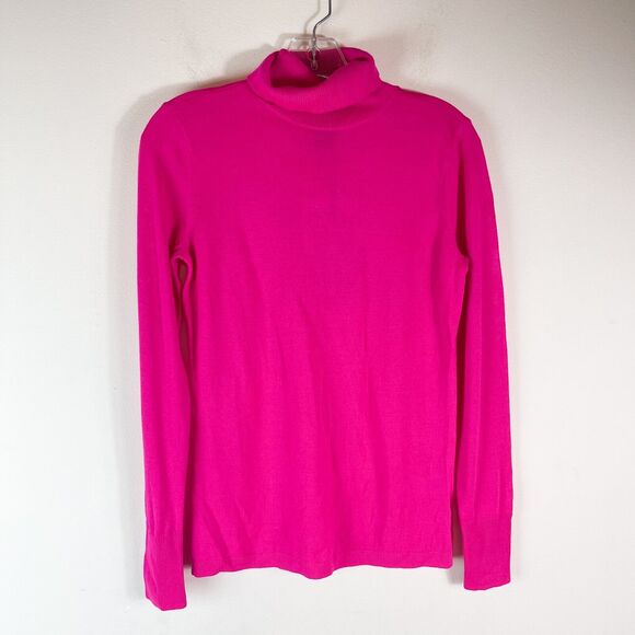 Halogen NWT Women's Pink Turtleneck Long Sleeve Wool Blend Sweater Size XS - Picture 1 of 4